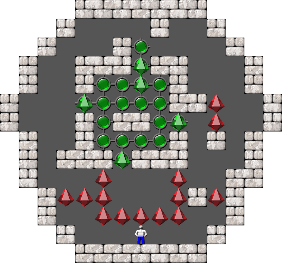 Sokoban ACSmileys 4 level 142